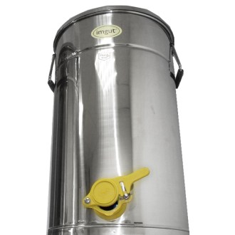 Abfüllkübel 50 kg aus Edelstahl